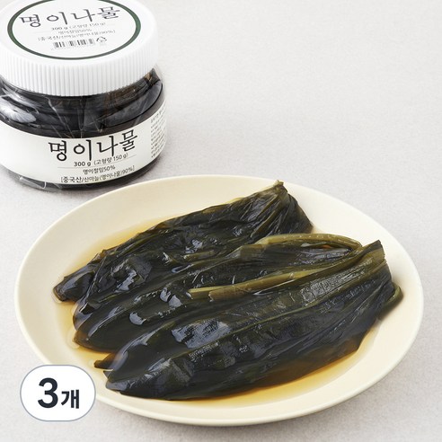 정성식품 명이나물 (고형량 150g), 300g, 3개