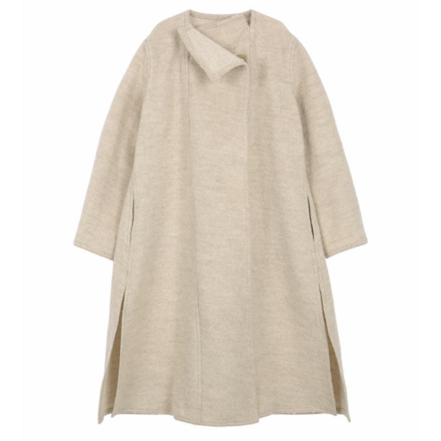 레이스 여성용 One button flare wool coat