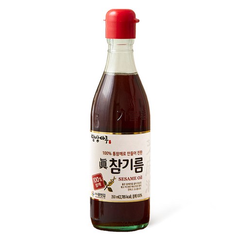 밥상마루 광천김 참기름, 350ml, 3개