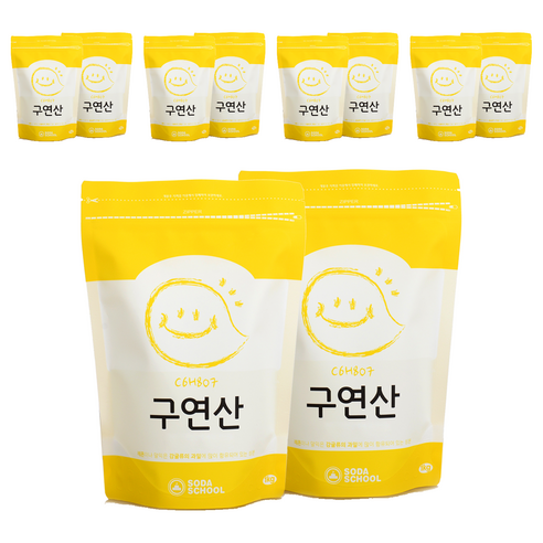 소다스쿨 구연산, 1kg, 10개