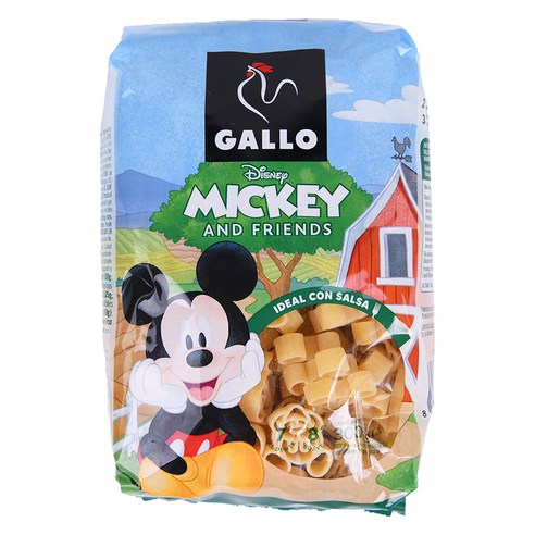 GALLO 디즈니 미키 파스타, 300g, 1개
