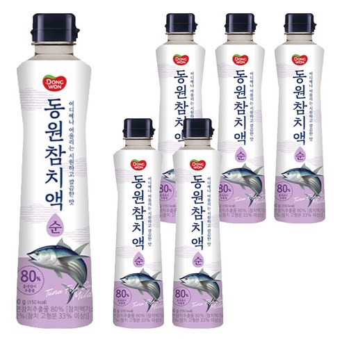 동원 참치액 순, 500g, 6개