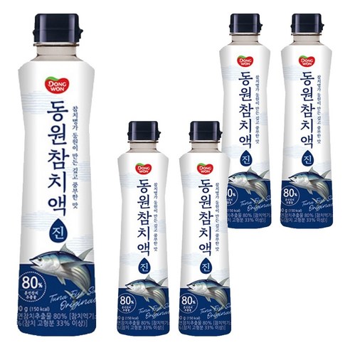 동원 참치액 진, 500g, 5개