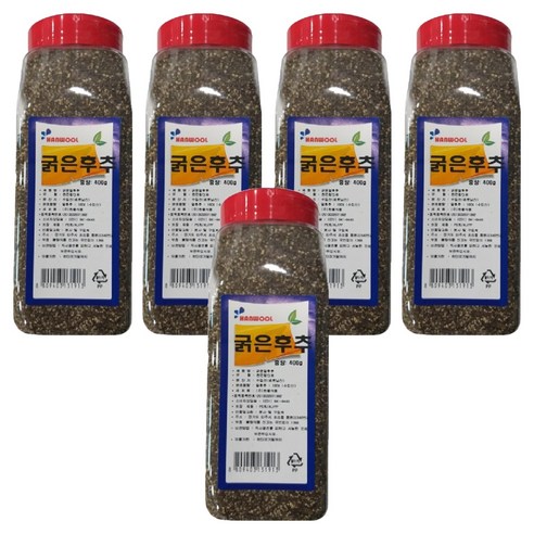 한울식품 굵은후추, 400g, 5개