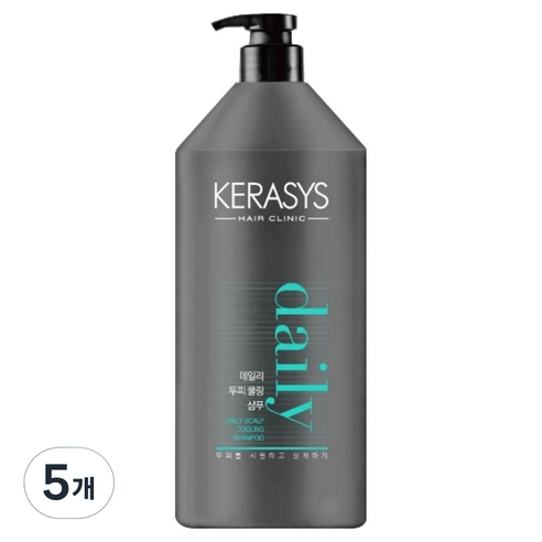 케라시스 데일리 두피 쿨링 샴푸, 5개, 1.5L
