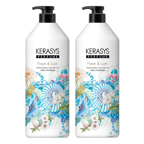 케라시스 프레쉬 앤 러쉬 퍼퓸 케어 샴푸, 1L, 2개
