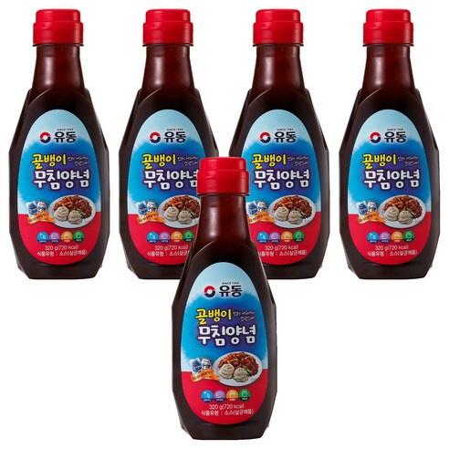 유동 골뱅이 무침양념 소스, 320g, 5개
