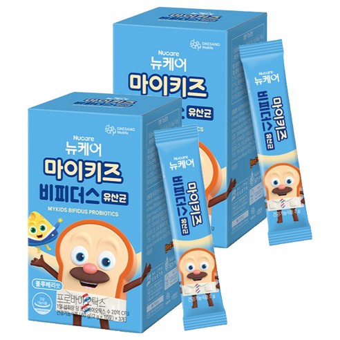 대상웰라이프 마이키즈 비피더스 유산균 30포, 60g, 2개