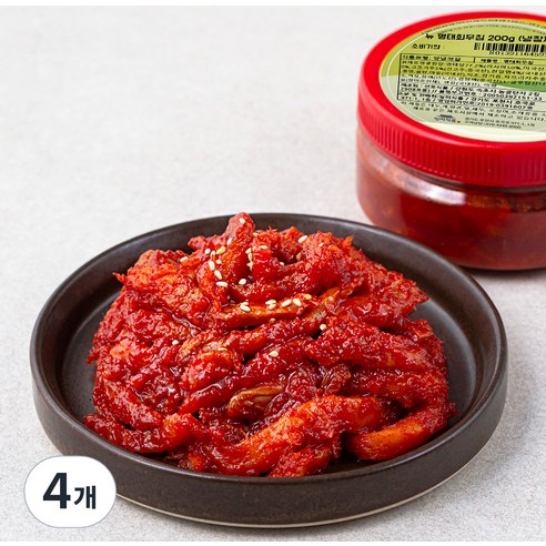 일미식품 뉴 명태회무침, 4개, 200g