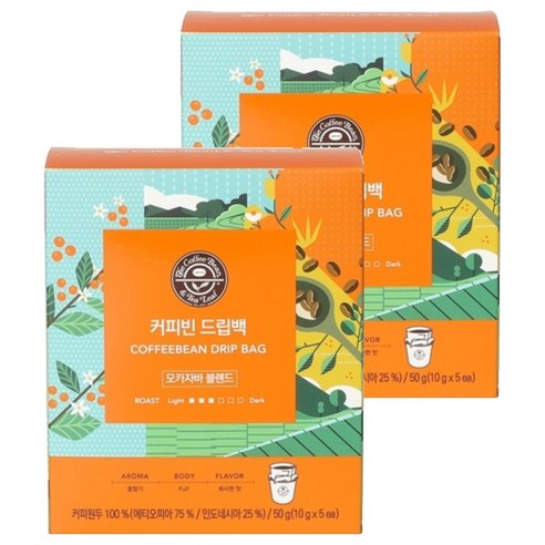 커피빈 드립백커피 모카자바 블렌드, 10g, 5개입, 2개
