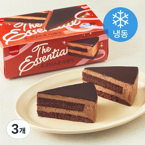 삼립 초코무스 조각케익 5개입 (냉동), 425g, 3개
