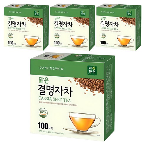 다농원 맑은결명자차, 1.2g, 100개입, 4개