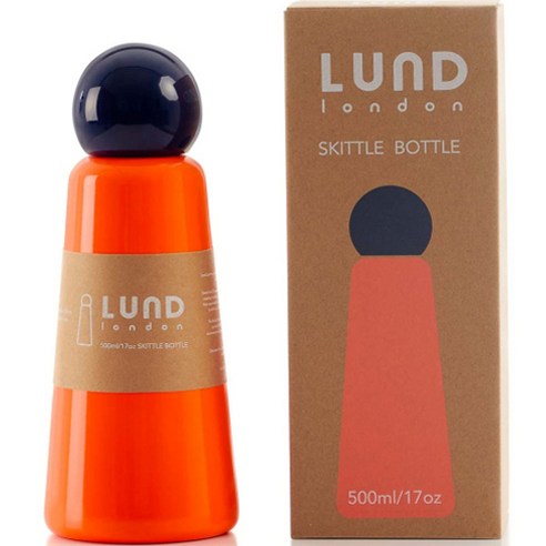 룬드런던 스키틀보틀 보온보냉병, 코럴 + 인디고(7093), 500ml, 1개