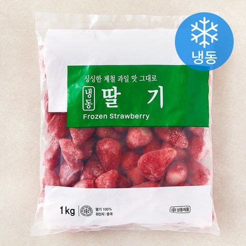 세미원 딸기 (냉동), 1kg, 1개