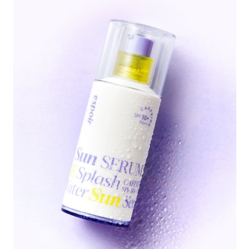 촉촉하고 산뜻한 피부를 위한 완벽한 자외선 차단, 에스쁘아 워터 스플래쉬 선세럼