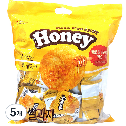 허니 쌀과자 크리스피, 900g, 5개