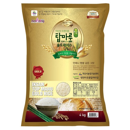 명천 탑마루 골드라이스 미호, 1개, 4kg