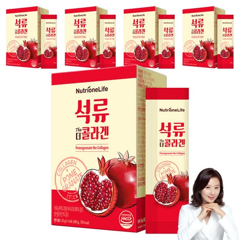 뉴트리원 석류 더 콜라겐 14p, 280g, 5개