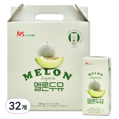 네이처세븐 멜론두유, 190ml, 32개
