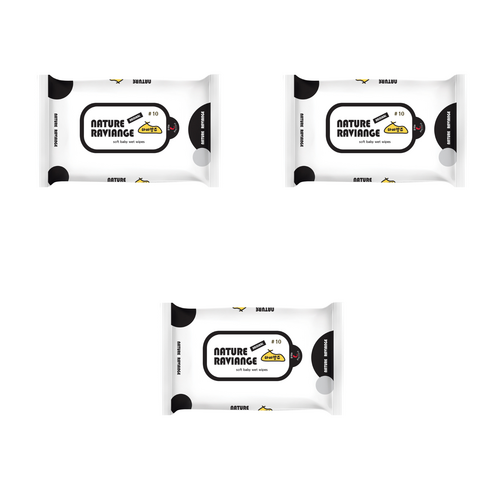 하비앙쥬 미니 아기물티슈 휴대용 35g × 10매 × 3개, 평량 × 개당 수량 × 수량 섬네일