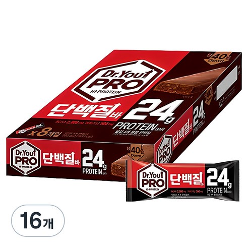 닥터유 프로 단백질바, 560g, 2개