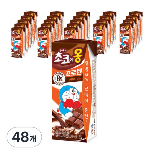 Read more about the article 초코에몽 프로틴 초코우유 48개, 190ml