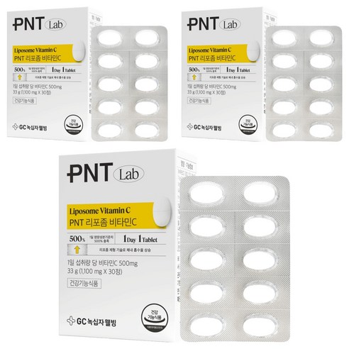 GC녹십자웰빙 PNT 리포좀 비타민C, 30정, 3개