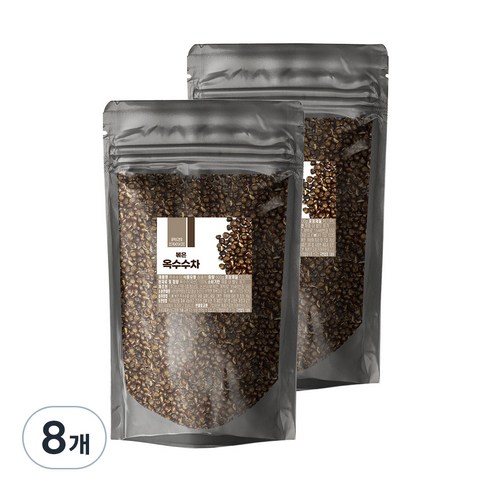 자연한재 볶은 옥수수차, 500g, 8개