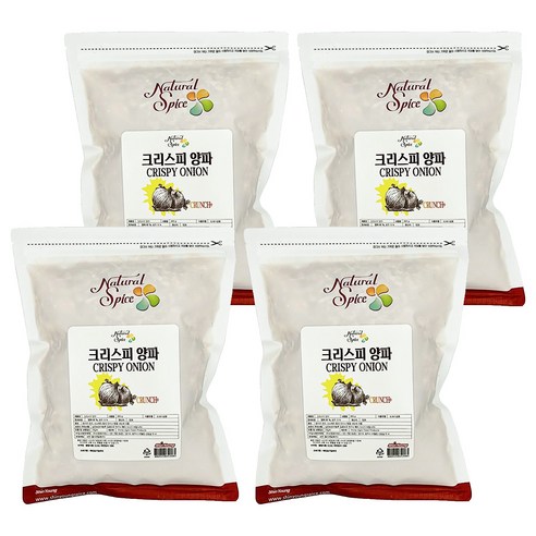 내츄럴스파이스 크리스피 양파, 4개, 400g