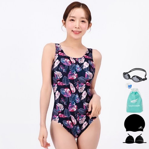 아쿠아티카 여성용 실내 수영복 6종 세트 AQA1641