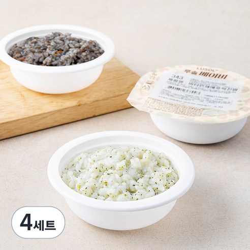 루솔 이유식 3단계 야채세트 (냉장), 540g, 4세트