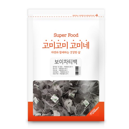 고미네 보이차 티백, 1g, 50개