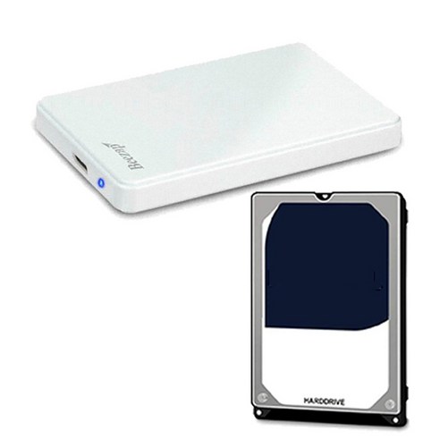 비잽 USB 3.0 외장하드 케이스 BZ33, 블랙, 500GB, 블랙