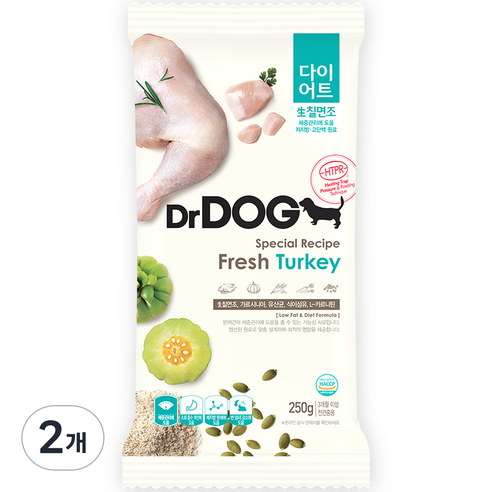 닥터독 전연령 다이어트 건식사료, 250g, 2개