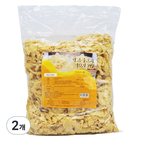 두부피 푸주건두부면 인조고기, 2개, 2.5kg