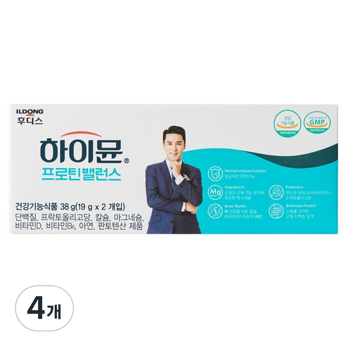 일동후디스 하이뮨 프로틴 밸런스 스틱 2p, 38g, 4개