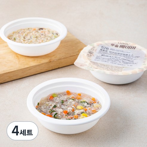 루솔 이유식 5단계 닭고기 덮밥소스세트 (냉장), 300g, 4세트