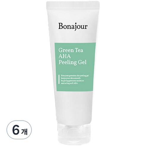 보나쥬르 그린티 AHA 필링젤, 150ml, 6개