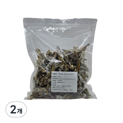 약초보은 건고추부각, 500g, 2개