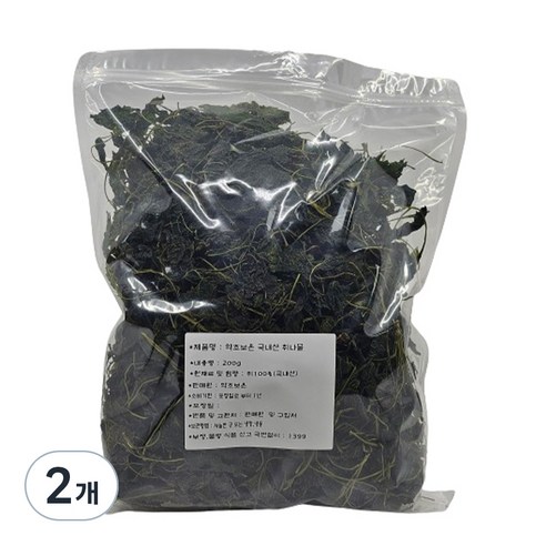약초보은 국내산 취나물, 200g, 2개