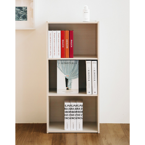 좁은 공간을 효율적으로, 아이리스 3단 조립 책장으로 깔끔하게!