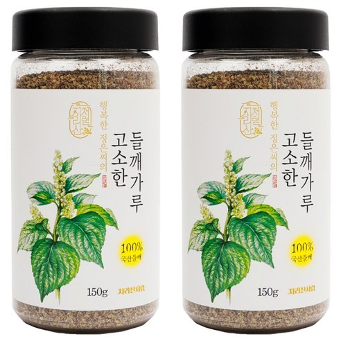 지리산처럼 고소한 국산 들깨가루, 150g, 2개