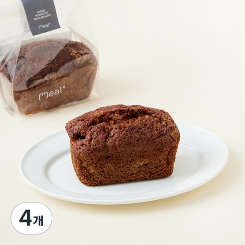밀도 바나나파운드 케이크, 130g, 4개
