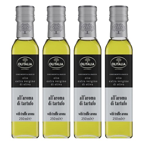 올리타리아 송로버섯향 엑스트라버진 올리브유, 250ml, 4개