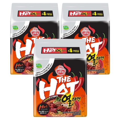오뚜기 더핫 열라면 120g