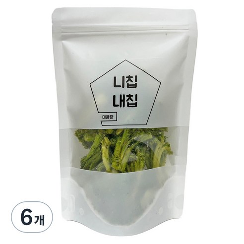니칩내칩 건조 브로콜리, 60g, 6개