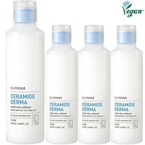 일리윤 세라마이드 더마 보습 스킨, 180ml, 4개