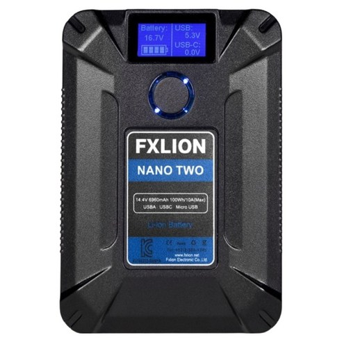 FXLION 나노 투 V마운트 배터리, NANO-TWO, 1개
