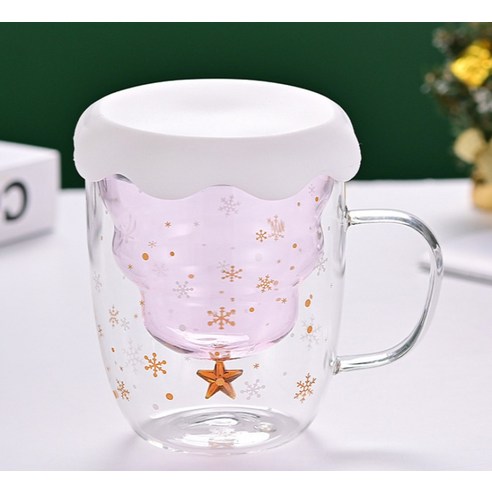 핑크빛 설렘으로 가득한 크리스마스 선물, 쿠리풀 트리 머그컵 세트