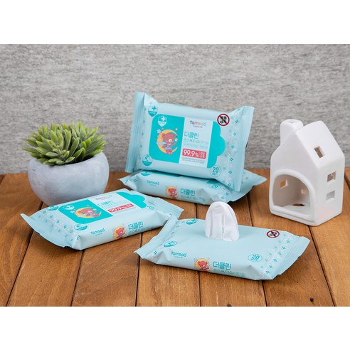 깨끗함과 안심을 휴대하는 탐사 더클린 에탄올 손소독 티슈